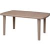 HOUSE COLLECTION Tavolo da Giardino Sorrento 140x80x72cm Colore Tortora, in Polipropilene