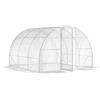 Outsunny Serra da Giardino Tunnel 3 x 3 x 2 m 9 m² con Porta incernierata telone in PE 150 g/m² per Verdure Piante Fiori