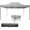 BRICOZONE Gazebo Professionale 3x4.5 Metri Pieghevole Grigio