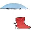 STARRY CITY Ombrellone per sedia con morsetto regolabile, con clip per ombrello per sedie da terrazza, sedie da spiaggia, sedie a rotelle, carrello da golf (azzurro)