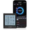 AC Infinity CLOUDCOM B2, igrometro intelligente per temperatura e umidità con display LCD e app Bluetooth, termometro per cantine, sale chitarra, tende da coltivazione e serre