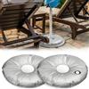 Behogan 2 supporti per ombrellone, pesi, per supporto per ombrellone, riempibile, con peso di 12 litri di acqua, portatile, peso per aste bandiere