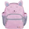 gimboo Zaino per bambini Sweet Animals/A tre scomparti/Gattino/Rosa
