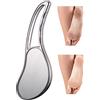 Hoghaki Lima per piedi in vetro, per rimuovere calli e pelle morta, 2 in 1, lima per piedi in nano cristallo, strumento per pedicure per piedi bagnati e asciutti, 17,5 x 5,8 cm