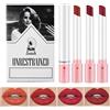 Byhsoep Lana Del Rey Lipstick, set con 4 tappetini rossetti, lucidalabbra Lana Del Rey, rossetto, velluto altamente pigmentato, set per rossetti per ragazze e donne