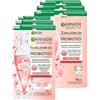 Garnier SkinActive Maschera Occhi Riparatrice in Tessuto con Frazioni di Probiotici 3 Applicazioni + Maschera Viso Riparatrice in Tessuto con Frazioni di Probiotici 3 Applicazioni
