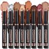 Lissymuse Ombretto Stick Occhi, 8pcs Lunga Durata Colore Intenso Palette Ombretti Crema - Texture Cremoso Matitone Ombretto Occhi, Impermeabile Shimmer Eyeshadow Sticks, Creare Glitter Trucco Occhi