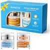 OUKEYA Set Crema Viso Retinolo e Collagene, Crema Giorno e Notte, con Retinolo, Collagene, Acido Ialuronico e Niacinamide, Idratante, Pelle più Compatta, Viso e Collo, 2 x 50 g