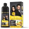 Gowwim Ginger Black - Shampoo tintura per capelli grigi, 500 ml, ingredienti naturali, balsamo riparatore per capelli, 5 minuti di copertura grigia, 500 ml