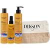 Generico Dikson Sun Force Kit Solare Protettivo per Capelli, Shampoo, Balsamo e Spray con Acido Ialuronico e Olio di Argan