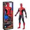 SPIDER-MAN Hasbro Spider-Man - Spider-Man con Tuta Nera e Rossa, Action Figure da 30 cm Titan Hero Series, Ispirata al Film di Spider-Man No Way Home, per Bambini dai 4 Anni in su