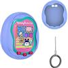 BeisDirect Custodia in silicone compatibile con Tamagotchi Uni Virtual Pet Machine (2023), custodia protettiva per Tamagotchi Uni con cordino per le dita (blu)