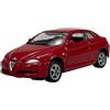 Generisch Welly modello auto compatibile con Alfa Romeo GT rosso ca 1/60-1/64 Metal Model Auto Die Cast Nuovo in scatola