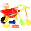 Generisch Giocattolo di sabbia per bambini, 7 pezzi, portatile, interattivo, colorato, grande giocattolo da spiaggia da viaggio, per attività, giardino, campeggio, famiglia, casa, prato, feste, picnic, piscina