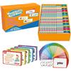 KINDLUME 30 Carte Educative per Imparare A Leggere, Libretti Con Rime E Phonics per Bambini 3 4 5 6 Anni, Gioco Di Famiglie Di Parole, Flash Cards per Insegnare A Leggere Ai Bambini
