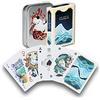 oroora, Bohwa Card, tichu Gioco da tavolo + custodia, 100% plastica impermeabile carte da gioco, dimensioni poker, plastica goffrata di qualità, 1 mazzo di carte + 1 custodia.