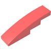 XYEIUGO 11153 Mattone Curvo Arcuato Pendio Curvo 4x1 Senza Bottoncini [Supporto Bottoncino con Crest Asimmetriche] 50 Pezzi GDS-658 compatibile con Lego Mattoncini da Costruzione Colore Orange corail