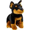 Carl Dick Dobermann seduto ca. 30 cm peluche, pupazzo di stoffa, peluche da coccolare 3808