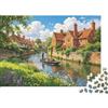 XiaopangXY English Village Jigsaw Puzzle 1000 Piece Recyclable Material British Countryside Puzzles per Anziani Allevia la Demenza Senile Fun Activity Ottima Idea Regalo 38x26cm/1000pcs
