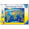 Ravensburger - Puzzle Vista dall'alto, 200 Pezzi XXL - Puzzle Bambini 8 Anni, Giochi Educativi e Divertenti, Idee Regalo