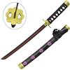 Generico Fyrescosplay MINI KATANA Shuusui Shusui Roronoa Zoro ORNAMENTALE CON STAND non tagliente