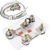 Musiclily Pro LP STD Modern 60s Kit di Cablaggio Precablato Completo Selettore Toggle Switch 3 Posizioni Potenziometri 500k e Jack per Chitarra Elettrica tipo Epiphone LP