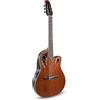 Ovation Chitarra classica elettrica Celebrity Elite CE44C in nylon Cedar - Coperta in cedro massiccio - Mid Cutaway - Mid-depth Lyrachord Body - Corde Hannabach Goldin - Naturale Gloss - CE44C-4A-G
