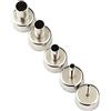 RSGXLFQZVAK Stazione Saldante, Maniglia for aria calda a 8 fori BGA. Resinge il calore del soffiatore dell'aria della saldatura for 858 8858 858D 878A 878 Stazione di(5pcs Nozzles)