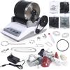 Generic Kit di bicchieri elettrici con timer, per lucidatura fai da te, smerigliatrice professionale per pietre per bambini e adulti