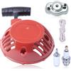 Haishine Kit avviamento a strappo per decespugliatori Husqvarna 128C 128CD 128L 128LD 128LDX 128DJX 128R; sostituisce 579063101, 5450738-02, con gruppo avviamento a strappo e puleggia di avviamento