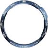 SAAWEE Anello per orologio Garmin Fenix7 7X 5Plus 6X Pro/6X anello con lunetta in acciaio inossidabile intagliato unità adesive antigraffio, per Garmin Fenix 7, agata