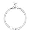 S'Agapõ Bracciale Donna in Acciaio e Cristalli | Collezione Click - SCK251