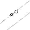 SilverAmber Jewellery Collana Donna a catena sottile in argento 925 - Rolo a Maglia Tonda Piccola (Belcher-Rolo - 1.62 mm) - 80 cm, vari stili e misure prodotto in Italia GCH00632