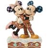 Enesco Disney Jim Riva Mickey E Minnie Mouse Pan di Zenzero Cuori