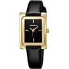 CIVO Orologio Donna Oro Vintage: Piccolo Analogico con Cinturino Pelle | Rettangolare Impermeabile Orologio da Sera per Donna con Polsi Snelli - Elegante Regalo per Compleanno e San Valentino