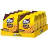 COCOJOY Tuc Bake Rolls Mini Gusto Barbecue Chips di Pane Sottili e Croccanti, Confezione da 6 Sacchetti gr.80