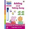 Learn with Peppa: Adding and Taking Away wipe-clean activity book (Tascabile)