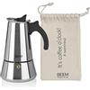BEEM - Caffettiera in acciaio INOX, 300 ml