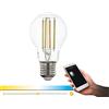 EGLO connect LED Lampadina E27, Smart Home Vintage chiara, 6 Watt (equivale