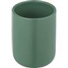 Wenko Allstar, Portaspazzolino Olinda, colore verde, accessorio da bagno con finitura opaca