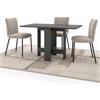 Shally Dogan Tavolo Consolle Allungabile da Pranzo Salvaspazio con Struttura in Legno Resistente, Apribile da 30-13 x 76 cm, Ideale per Soggiorno, Cucina, da 2 a 6 Posti, Design Moderno