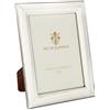 SEC OF FLORENCE 7205/15x20 Cornice Portafoto in Argento Massiccio 925 con Retro in Legno Mogano