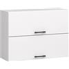 AKORD Pensile da cucina OLIWIA G2 80 cm | con 2 porte | Componibile Mobili da Cucine Armadi | Pannello laminato | 80 x 58 x 30 cm | 21,60 kg | Bianco