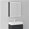 Mai & Mai Armadietto a Specchio 60x15x70cm con 1 Ante, Antracite opaco