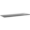 Bolis Italia BA1B060HC2T1 - Mensola Vitra in Vetro temperato di Sicurezza, 60 x 15 x 0,6 cm, Nero