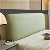 Generic Copritestiera Letto Ecopelle Elastica 360° Impermeabile, Copri Testata Universale Per Letto Matrimoniale Singolo E Piazza E Mezza, Rivestimento Antiurto Antipolvere(Green,Cal :180cm(70.87inch))