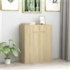 Generico Credenza Rovere Sonoma 60x30x75 cm in Legno Multistrato,Buffet e credenze,800732
