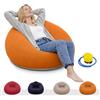 Yunlaishaocer Pouf Gonfiabile con Una Pompa,103 x 60 CM Poltrona Gonfiabile per Bambini e Adulti, Lavabile Pieghevole Divano Gonfiabile da Interno et Esterno, per Casa, Giardino,Viaggi (Arancione)