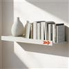 LNSYSNS Mensole da Muro Legno 30 x 15cm, Orizzontale Design Mensole da Parete in Pino, Mensola Galleggiante per Cucina, Soggiorno e Ufficio, Bianco Scaffale Muro per Montaggio a Parete