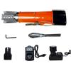 MXBAOHENG Raschietto Elettrico per Pesce Squamatore Elettrico Scaler Pesce Elettrico Raschietto Elettrico per Pesce Squamatore Pesce Elettrico Fish Scaler(Arancione (1 Batteria))